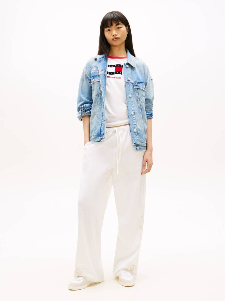 Women's Pants Tommy Hilfiger White