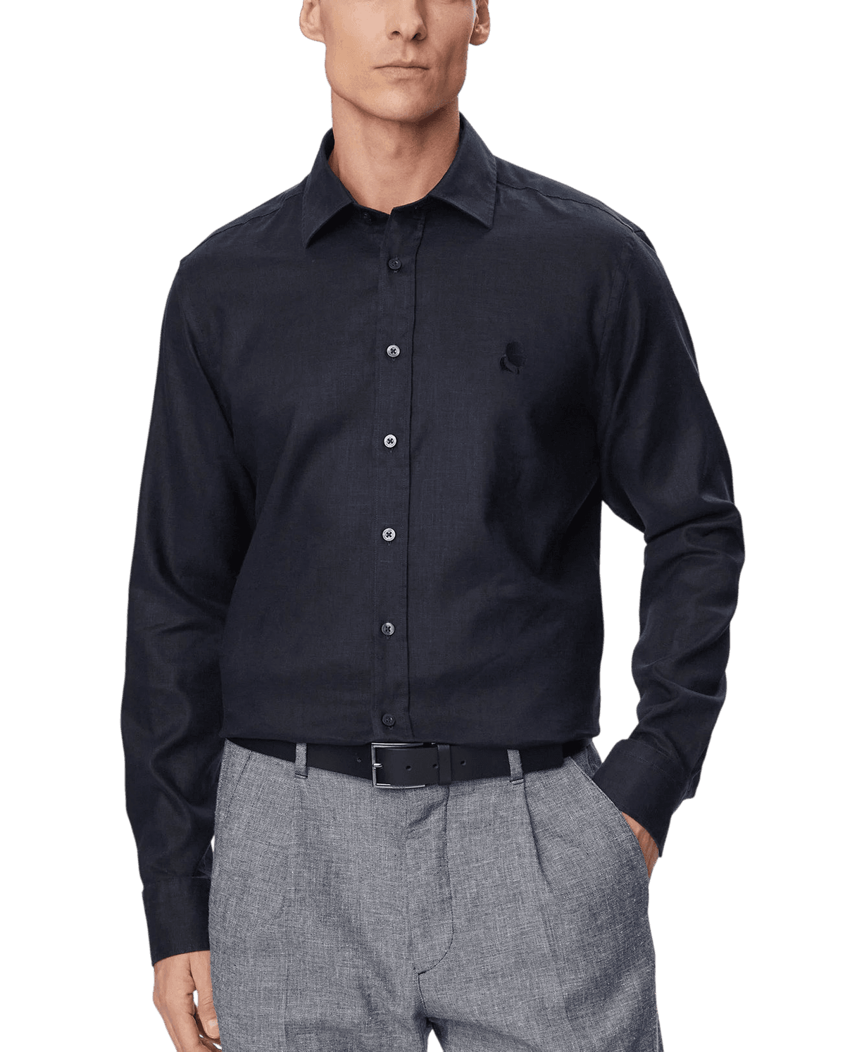 Ανδρικό Πουκάμισο Navy Μπλε Karl Lagerfeld 605084 562791-690