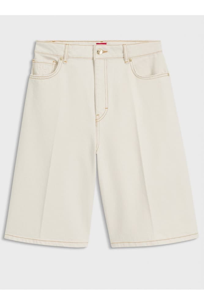 Γυναικεία Gelita Τζιν Βερμούδα Εκρού HUGO 50557029-103