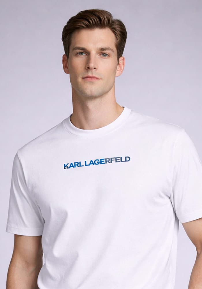 Men's T-Shirts Karl Lagerfeld White
