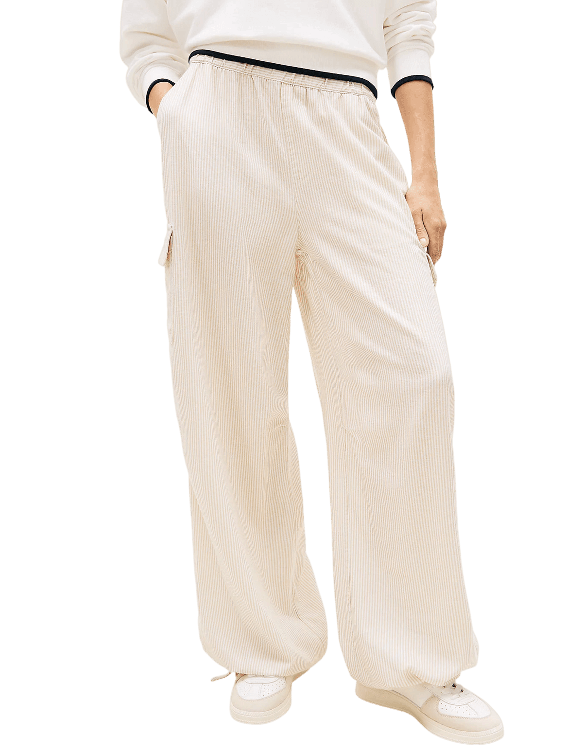 Women's Trousers Tommy Hilfiger Beige