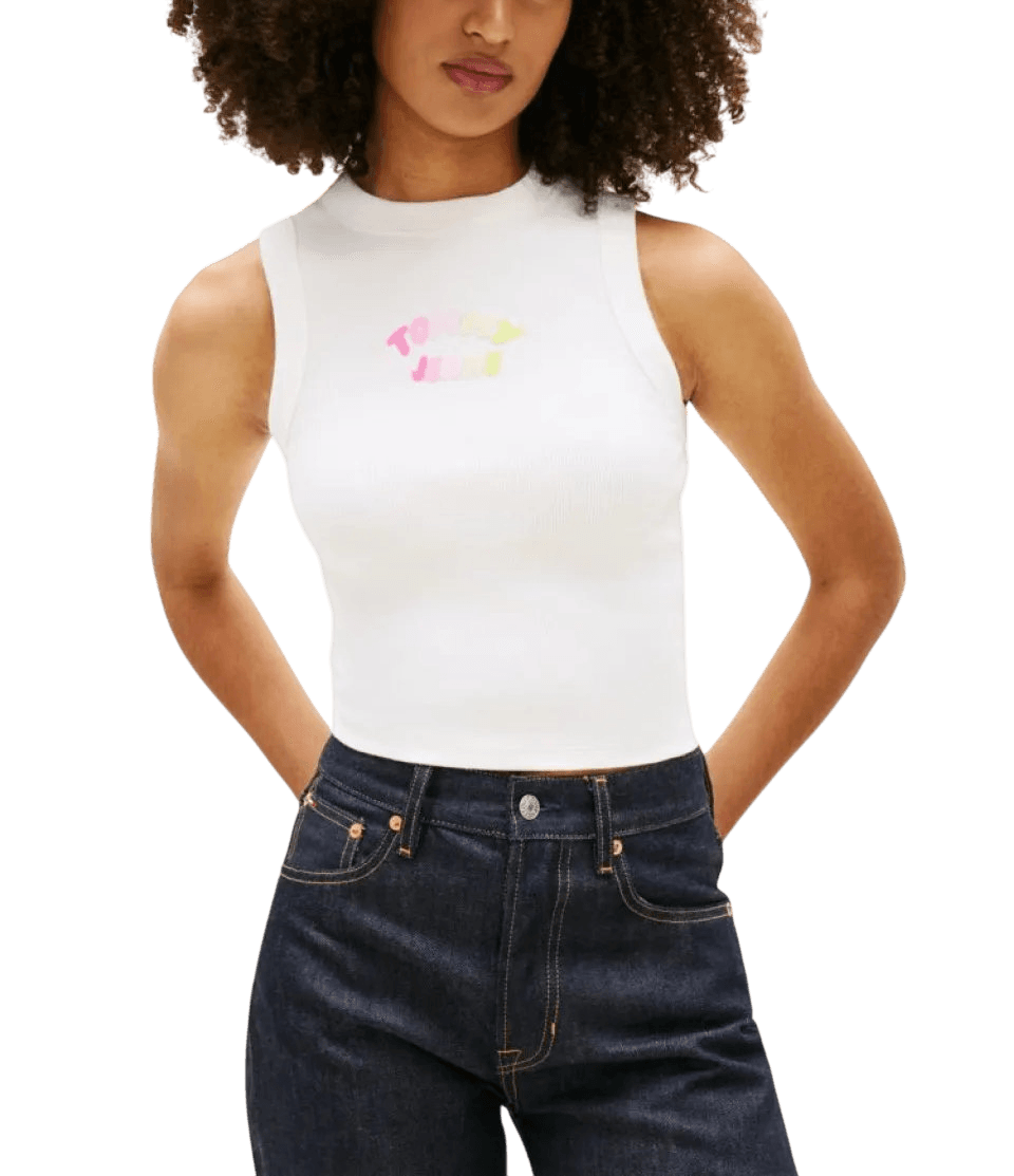 Γυναικείο Slim Tank Top Λευκό Tommy Jeans DW0DW22280-YBL