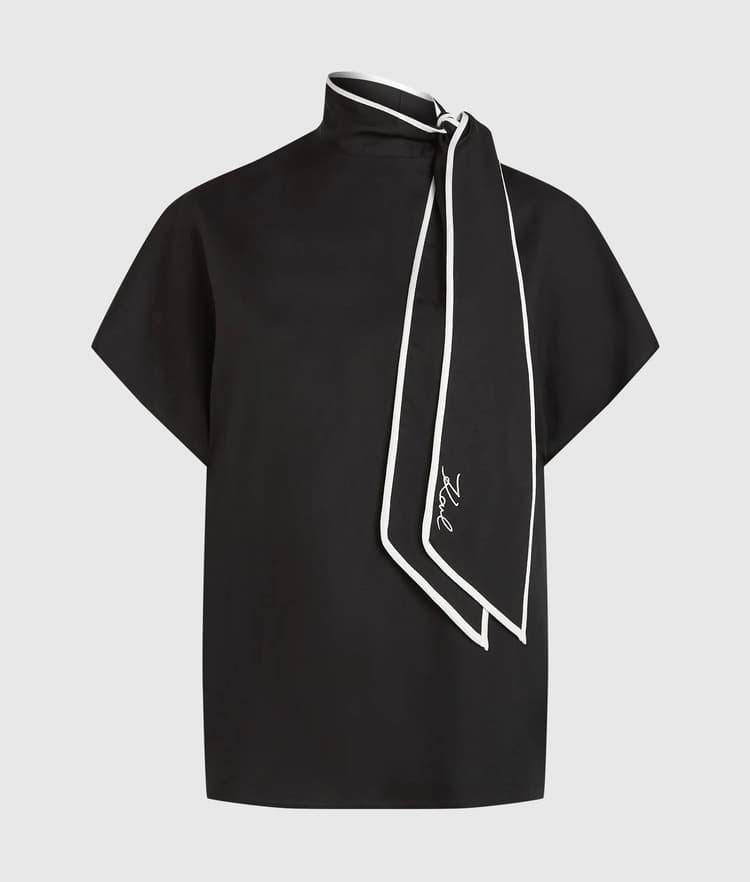 Women's T-Shirts Karl Lagerfeld Black