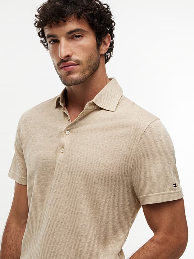 Men's Polo Shirts Tommy Hilfiger Beige
