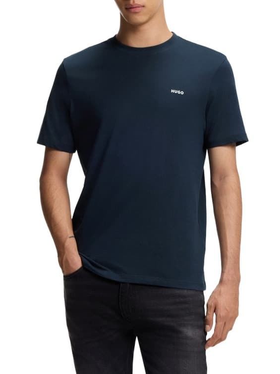 Ανδρικό Dero222 T-shirt Navy Μπλε HUGO 50466158-405