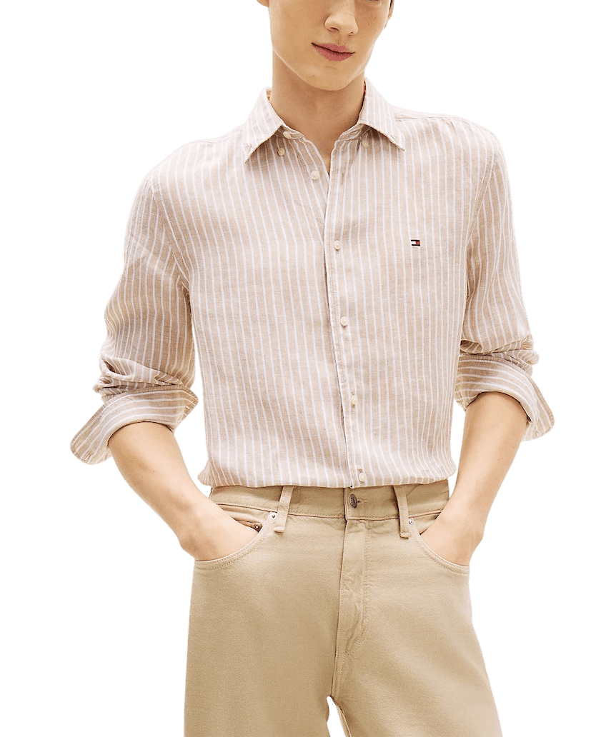 Men's Shirts Tommy Hilfiger Beige