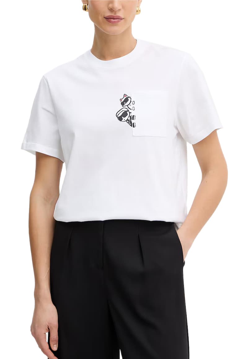 Women's T-Shirts Karl Lagerfeld White