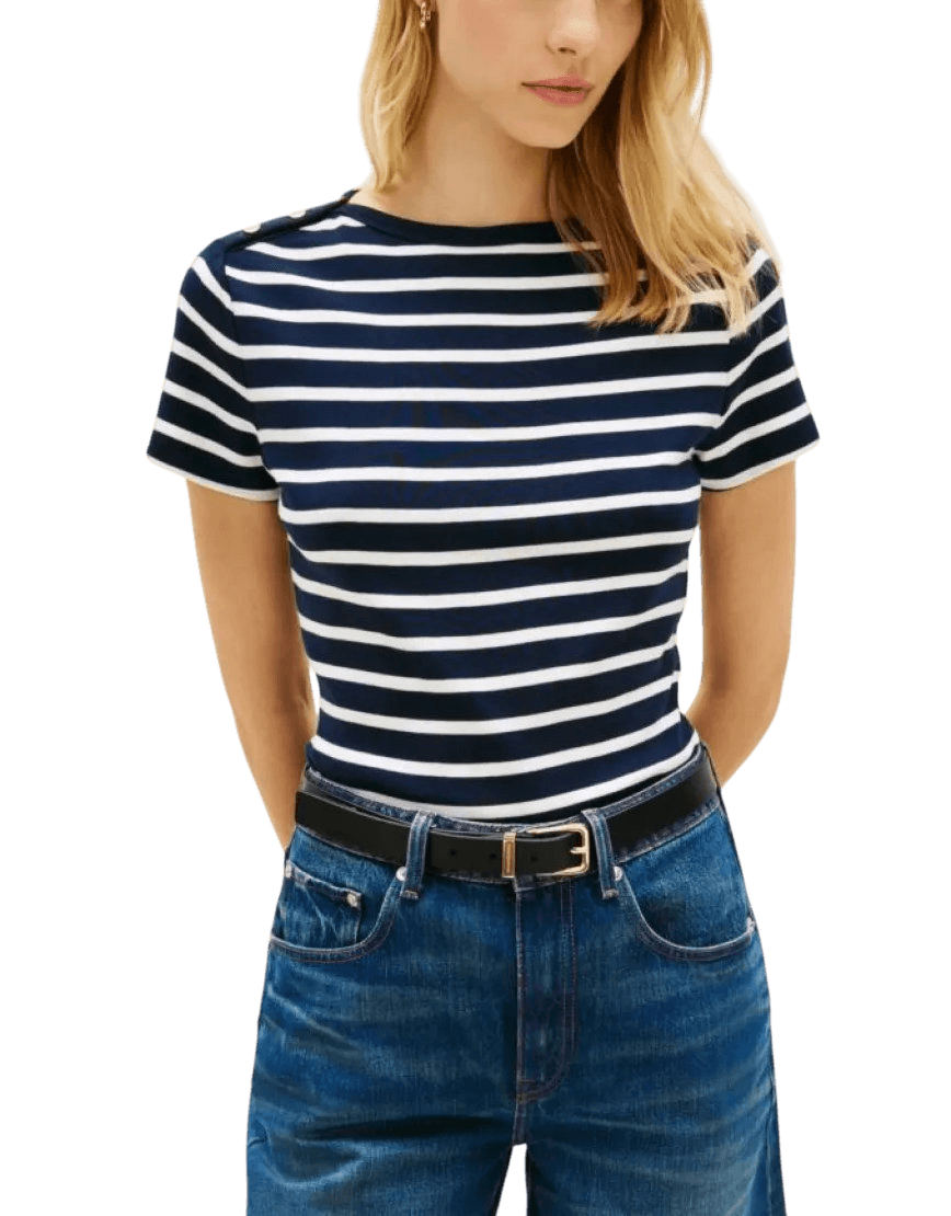 Women's T-Shirts Tommy Hilfiger Ecru
