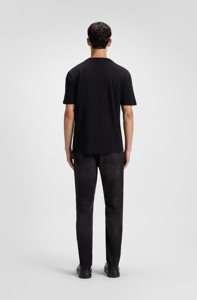 T-SHIRT HUGO DERO222 BLACK HUGO BOSS