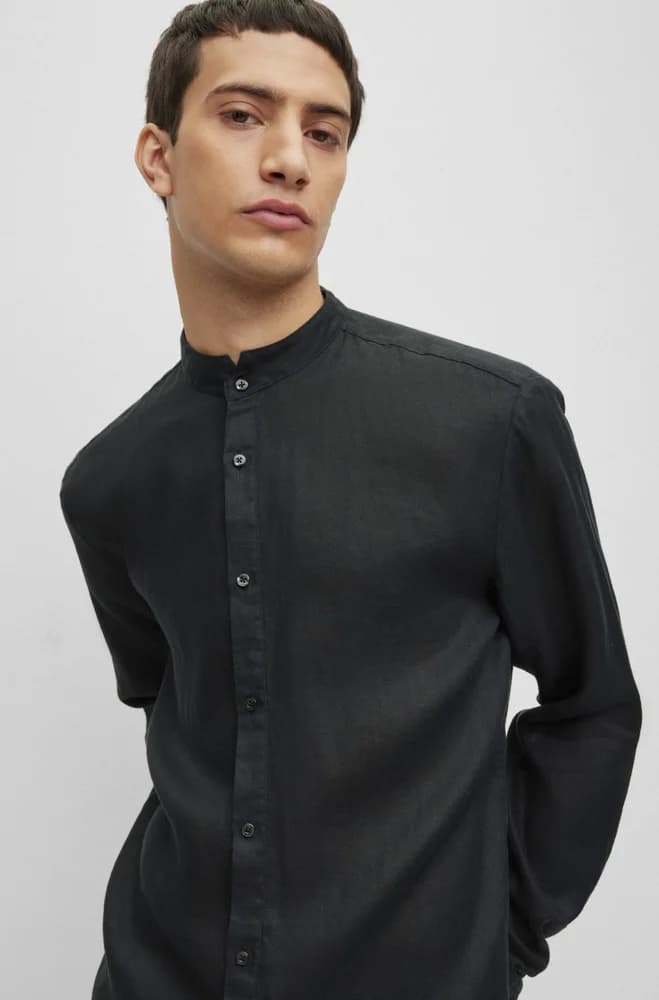 Men's Shirts Hugo Black