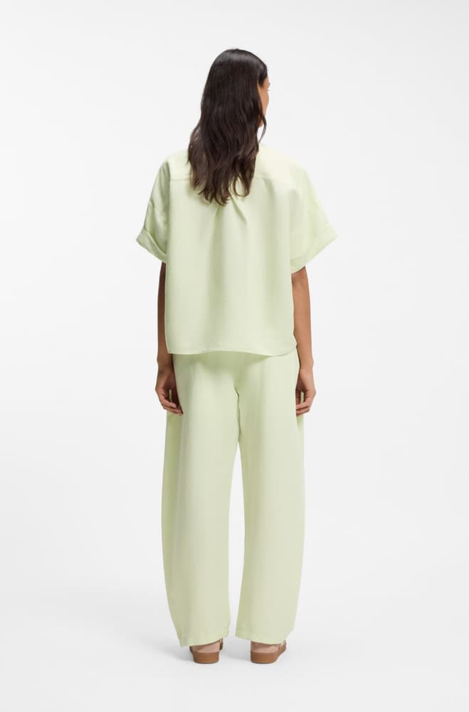 Γυναικείο C_Bisenas Κοντομάνικο Πουκάμισο Πράσινο BOSS 50559261-320