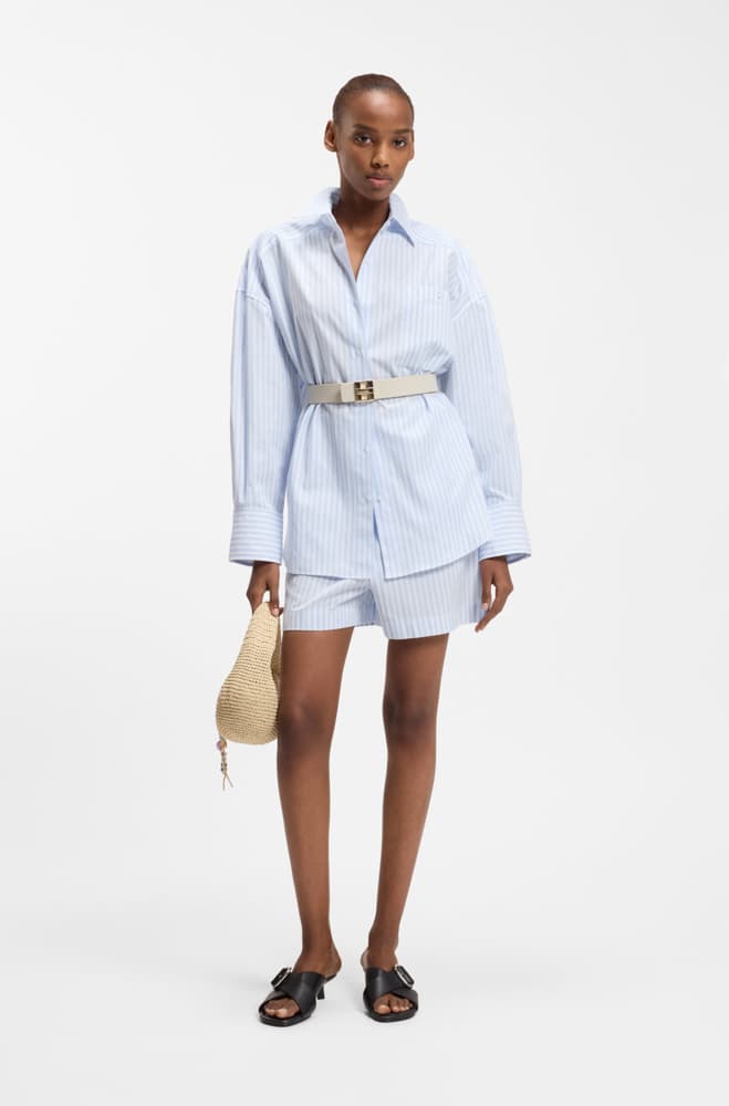 Women's Shorts Hugo Blue