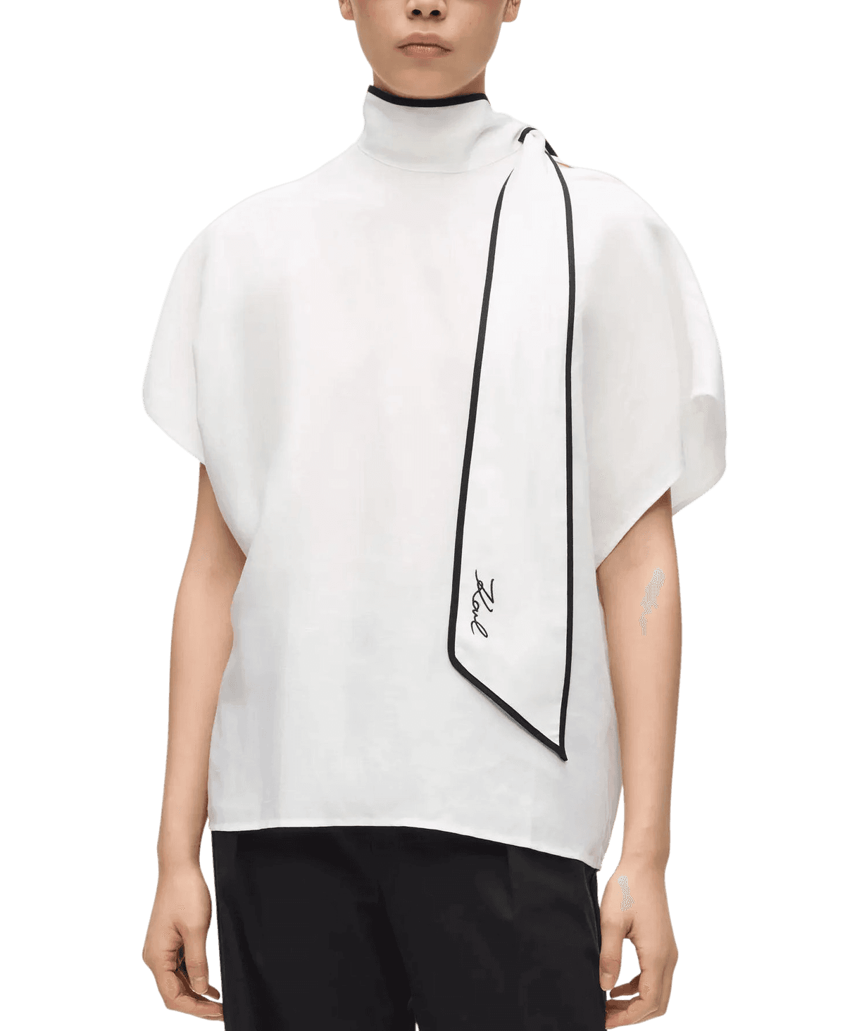 Γυναικεία Μπλούζα Λευκή Karl Lagerfeld B2W11015-461