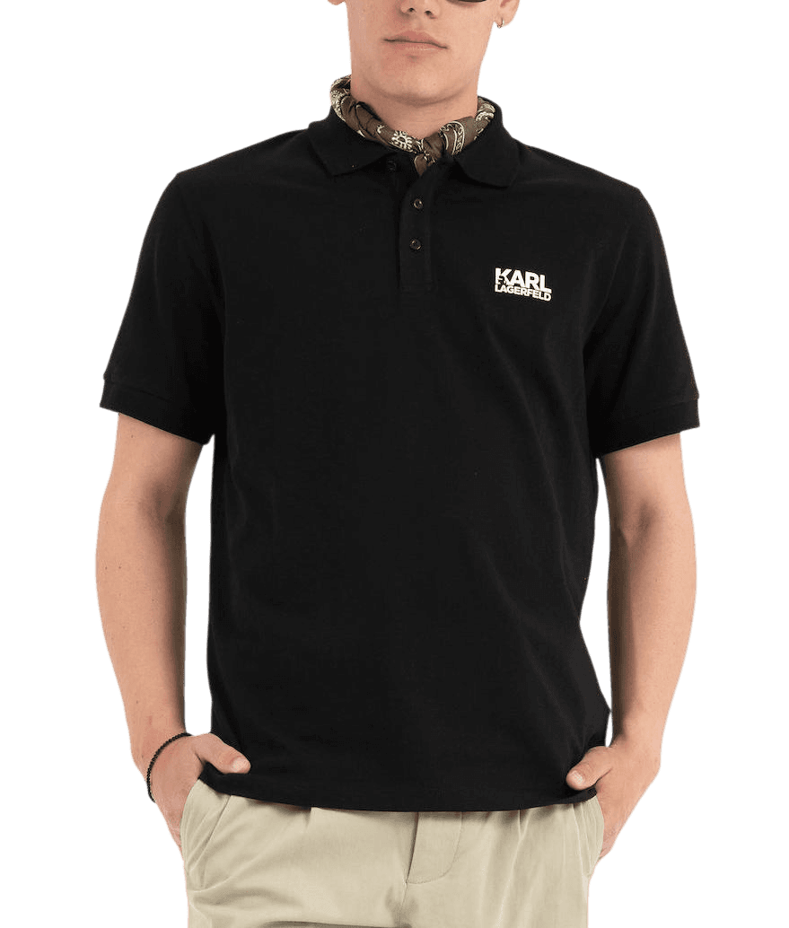 Men's Polo Shirts Karl Lagerfeld Black