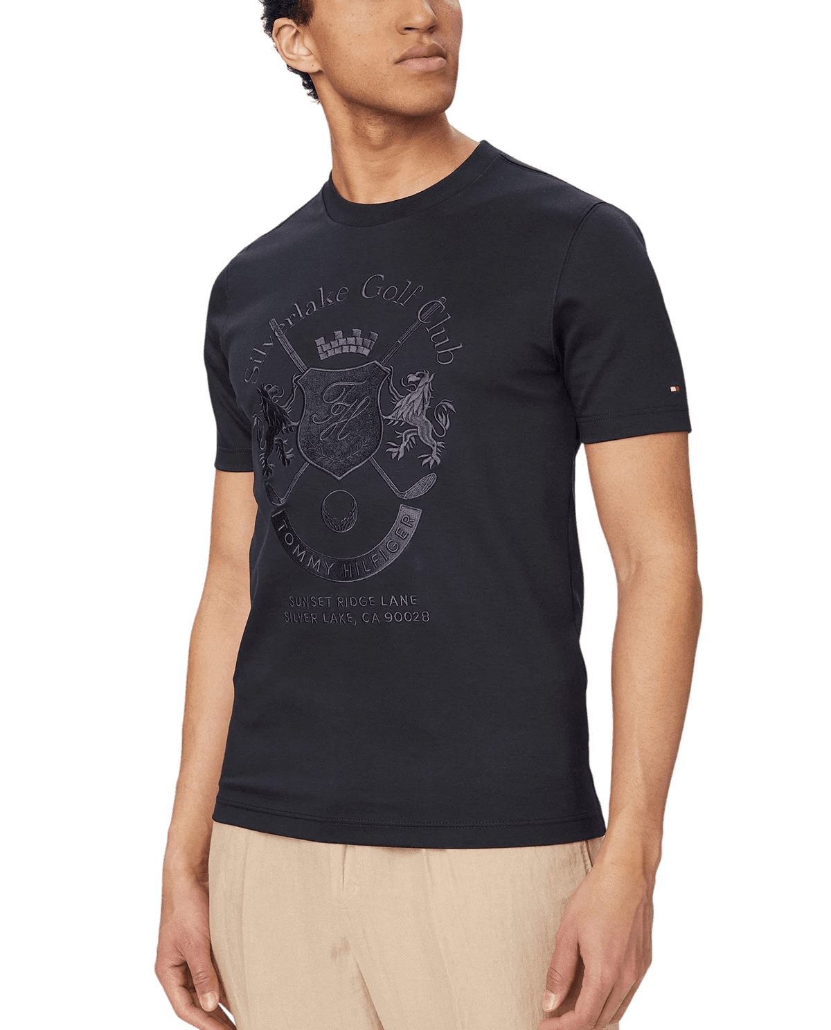 Ανδρικό Country Club T-shirt Navy Μπλε Tommy Hilfiger MW0MW42373-DW5