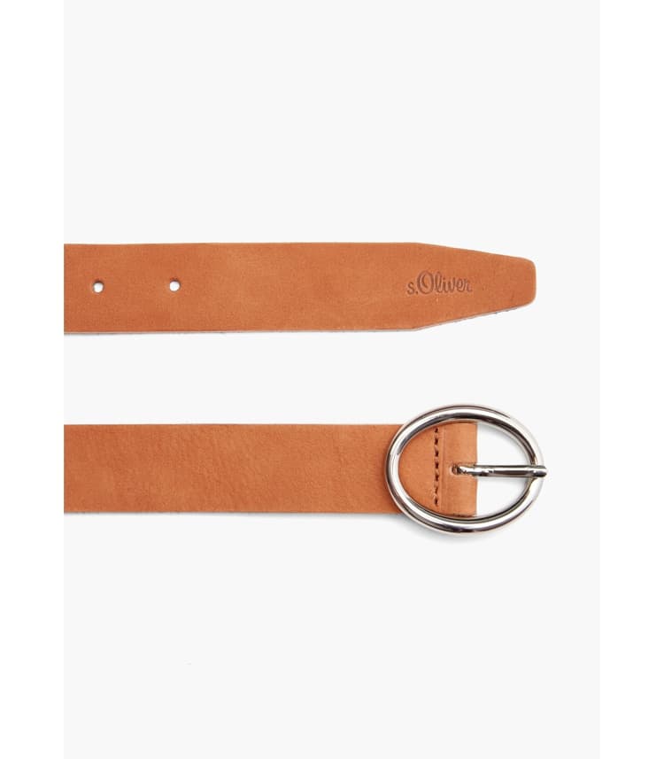 Γυναικεία Ζώνη Δερμάτινη Μπεζ S.Oliver 2055354-8736