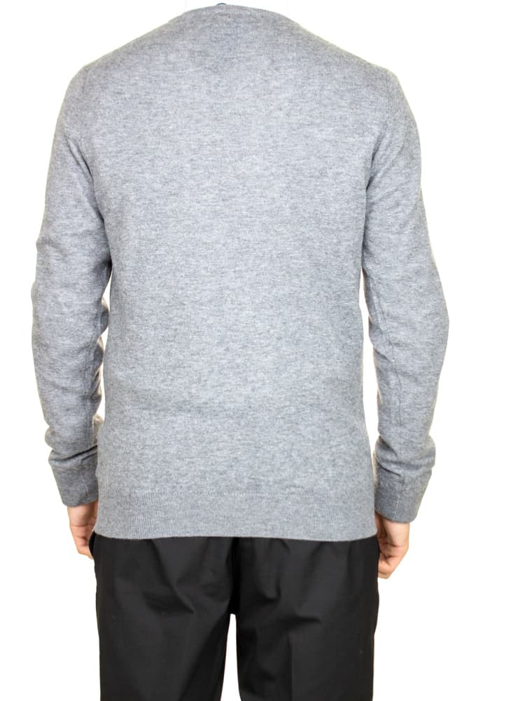 Ανδρική Πλεκτή Μπλούζα Γκρι Malagrida 25317-GREY