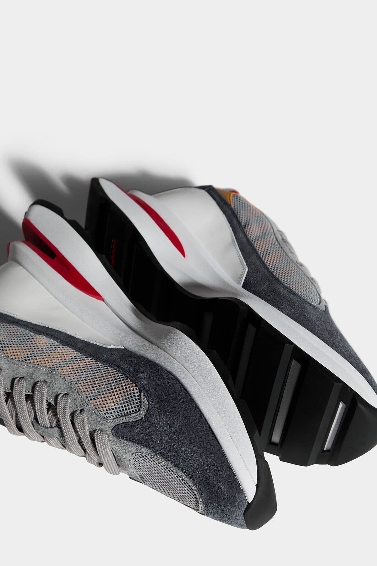 Ανδρικά Δερμάτινα Slash Sneakers Λευκά Dsquared2 S22SNM024036705148-M2443