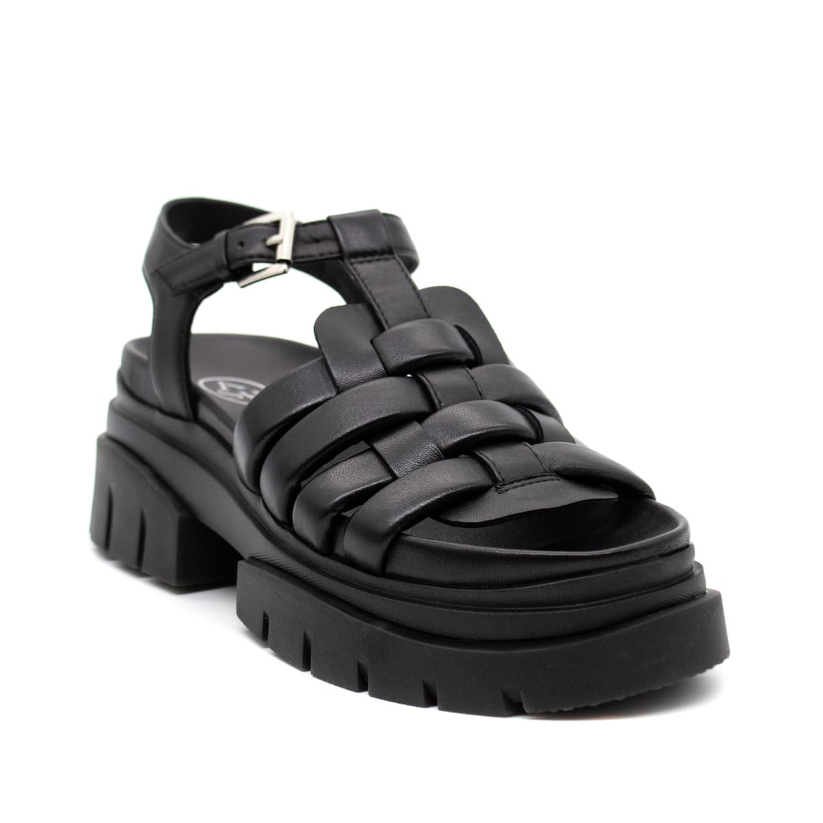 Γυναικεία Δερμάτινα Sirena Combo Πέδιλα Μαύρα Ash SS22M1360420010-BLACK