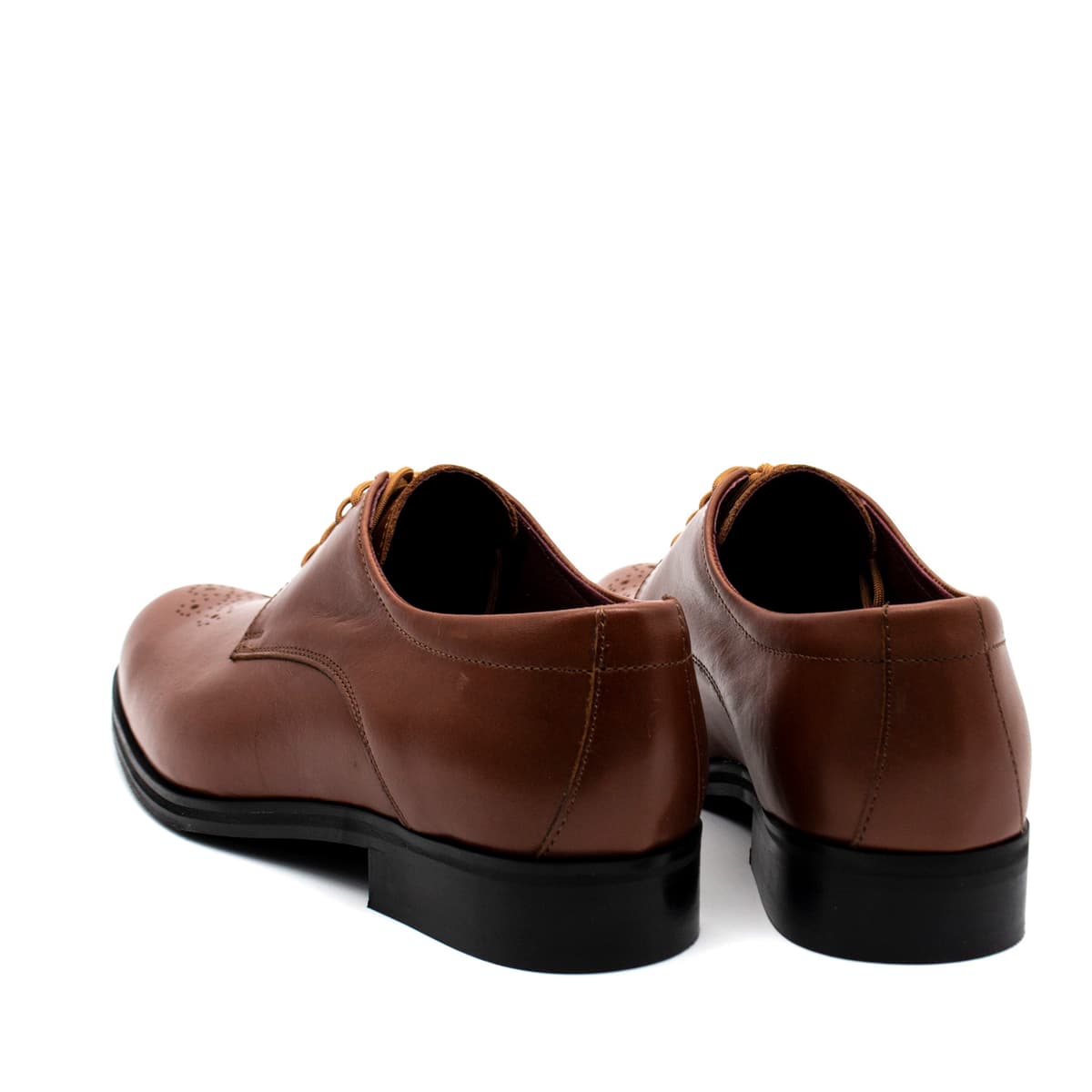 Ανδρικά Δερμάτινα Παπούτσια Καφέ Northway 432-TABACCO