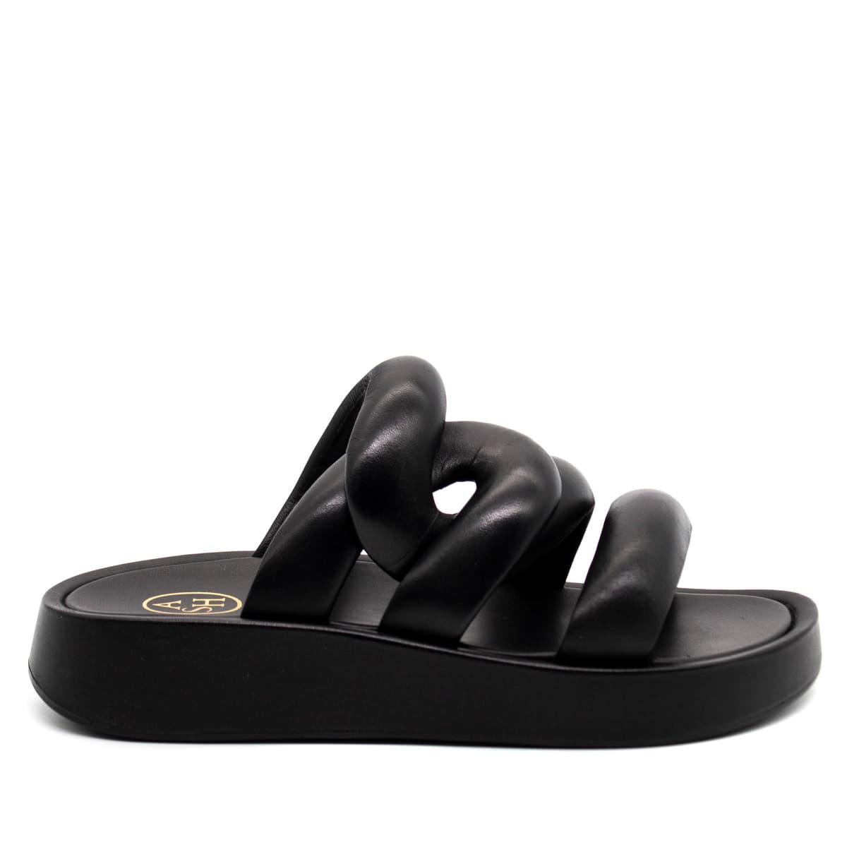 Γυναικείες Δερμάτινες Versus Combo C Παντόφλες Μπεζ Ash SS22M13602300-Talc