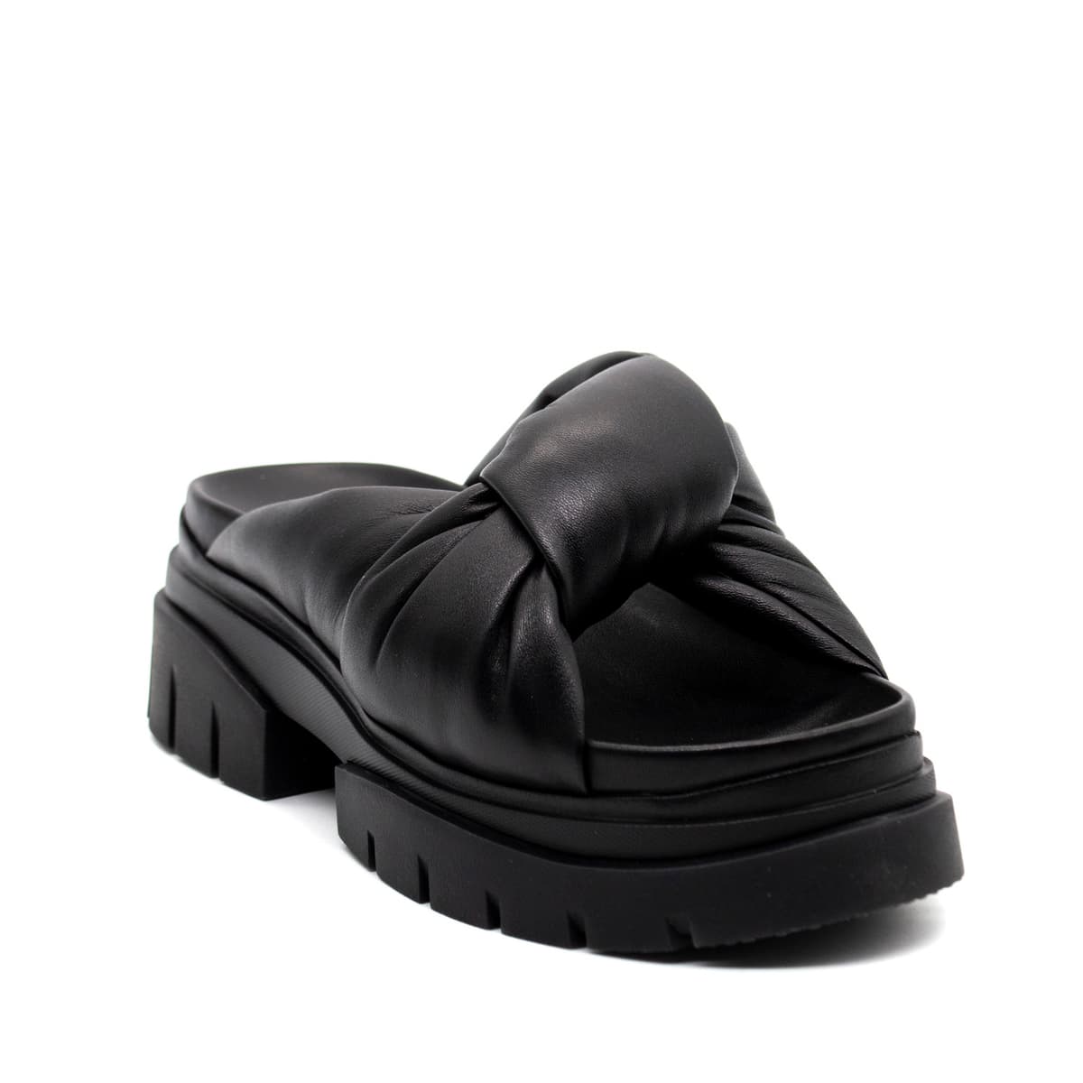 Γυναικεία Δερμάτινα Shilo Combo c Πέδιλα Μαύρα Ash SS22M13604100-Black