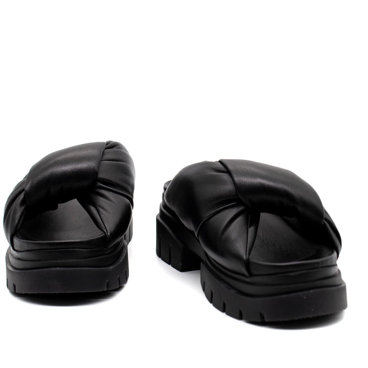 Γυναικεία Δερμάτινα Shilo Combo c Πέδιλα Μαύρα Ash SS22M13604100-Black