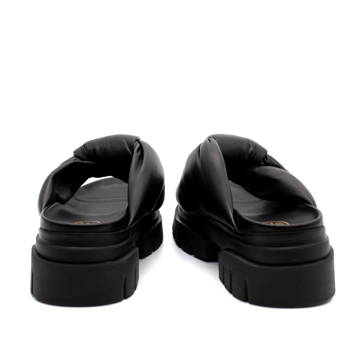 Γυναικεία Δερμάτινα Shilo Combo c Πέδιλα Μαύρα Ash SS22M13604100-Black