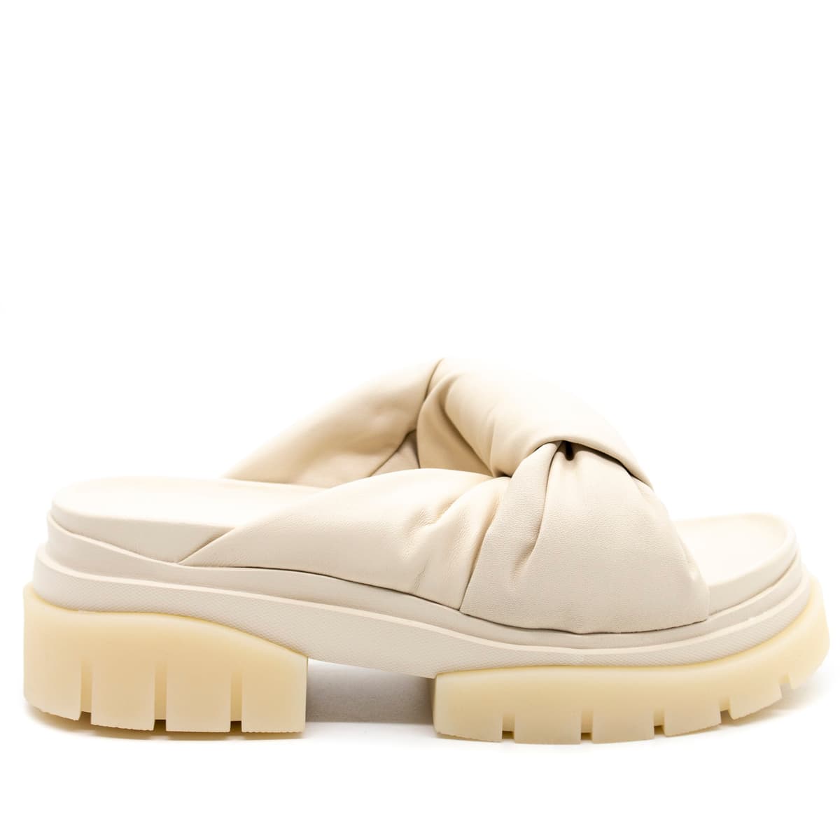 Γυναικεία Δερμάτινα Shilo Combo A Πέδιλα Μπεζ Ash SS22M13604100-Talc