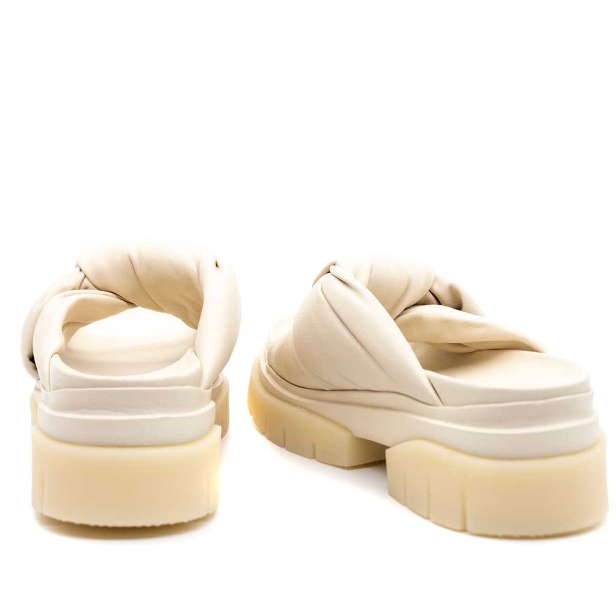 Γυναικεία Δερμάτινα Shilo Combo A Πέδιλα Μπεζ Ash SS22M13604100-Talc