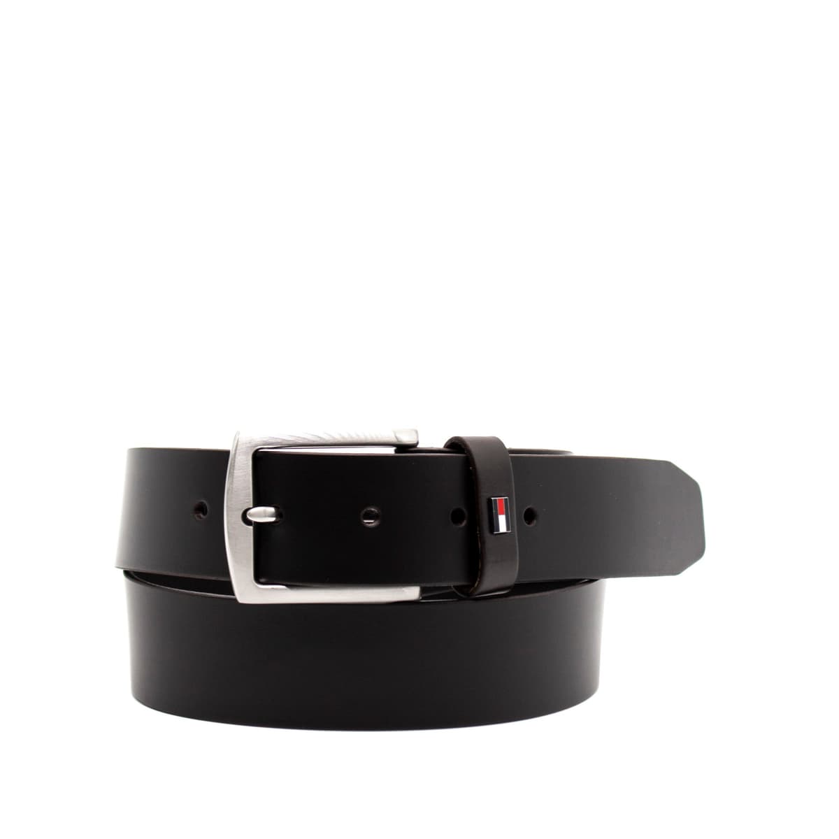 Ανδρική Δερμάτινη Denton Ζώνη Καφέ Tommy Hilfiger AM0AM09402-0HF