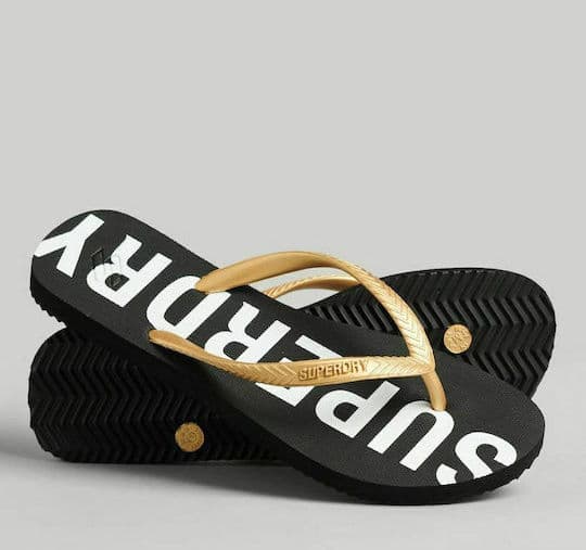 Γυναικείες Essential Σαγιονάρες Μαύρες Superdry WF310155A-M4