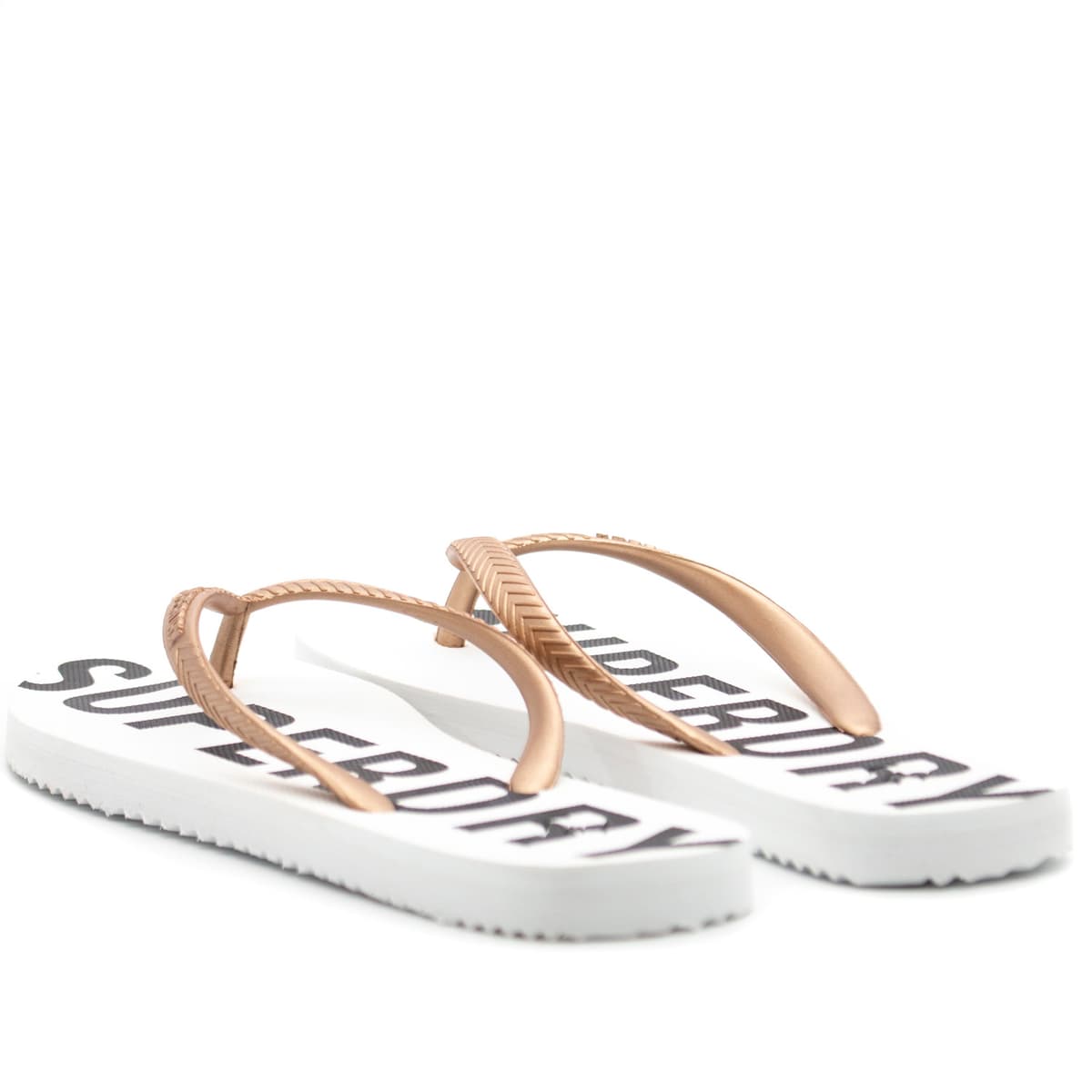 Γυναικείες Essential Σαγιονάρες Λευκές Superdry WF310155A-7BJ