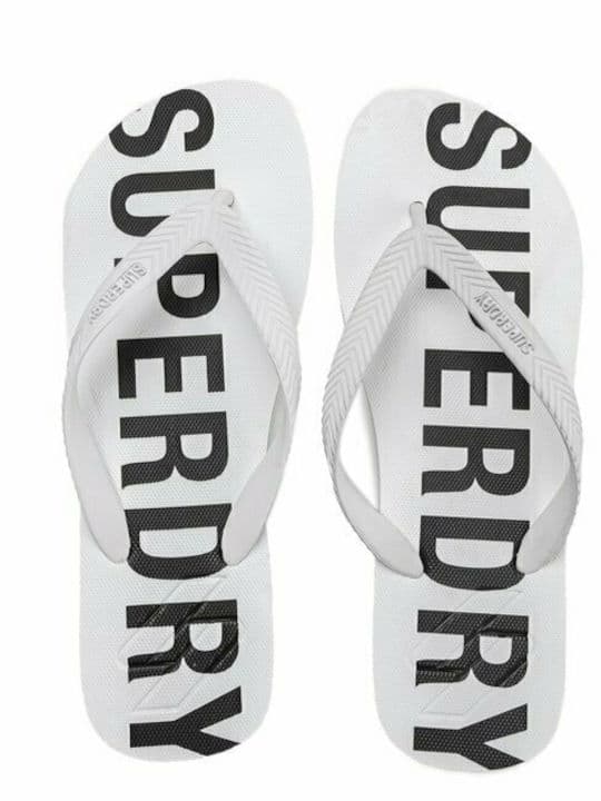 Superdry Code Essential Flip Flops Ασπρο