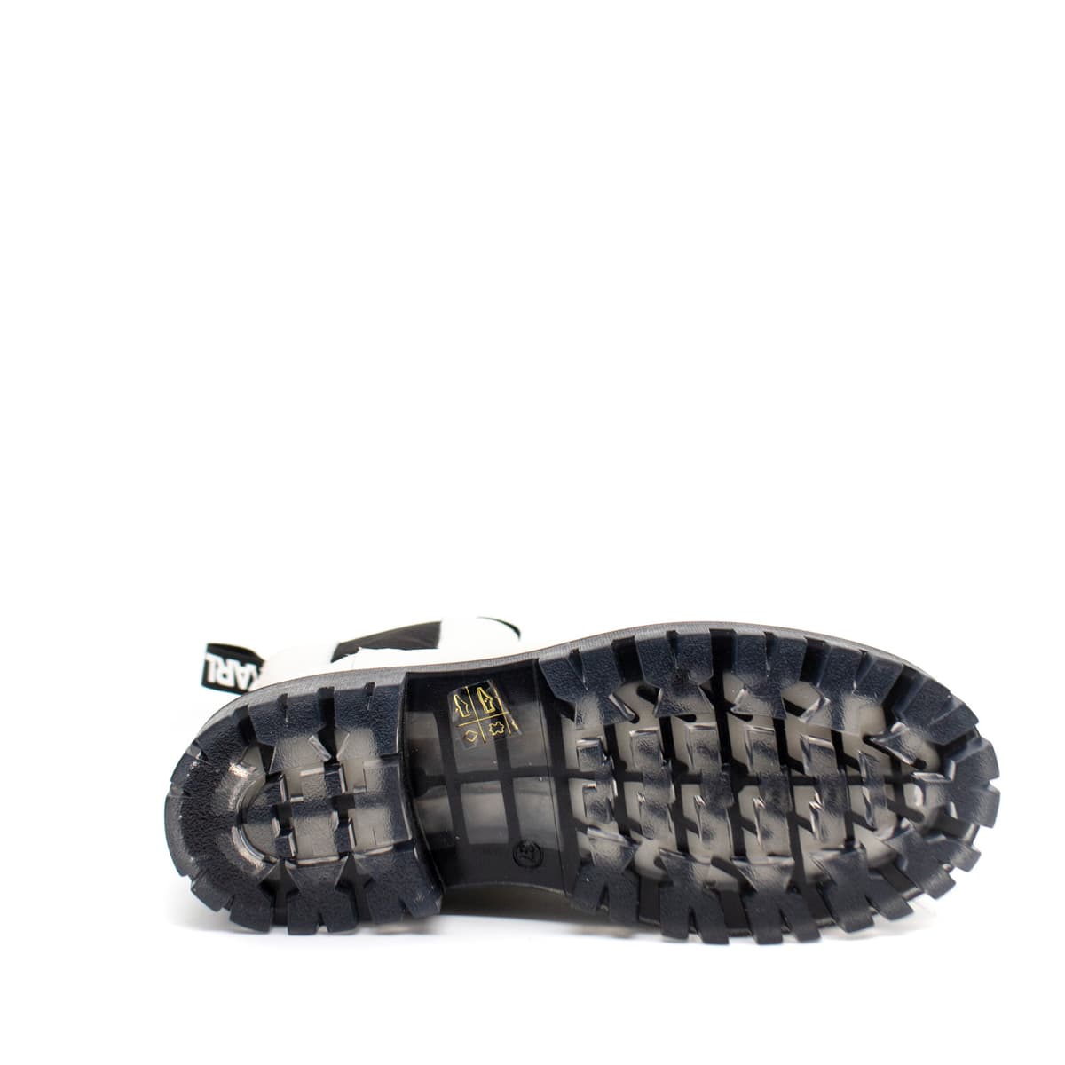 Γυναικεία Δερμάτινα Long Gore Μποτάκια Λευκά Karl Lagerfeld KL41680-011 WHITE