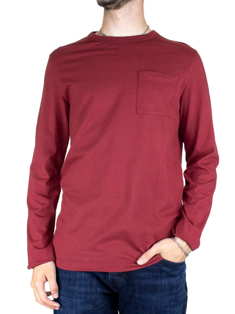 Ανδρικό Μακρυμάνικο T-Shirt Κόκκινο S.Oliver 2119204-3877