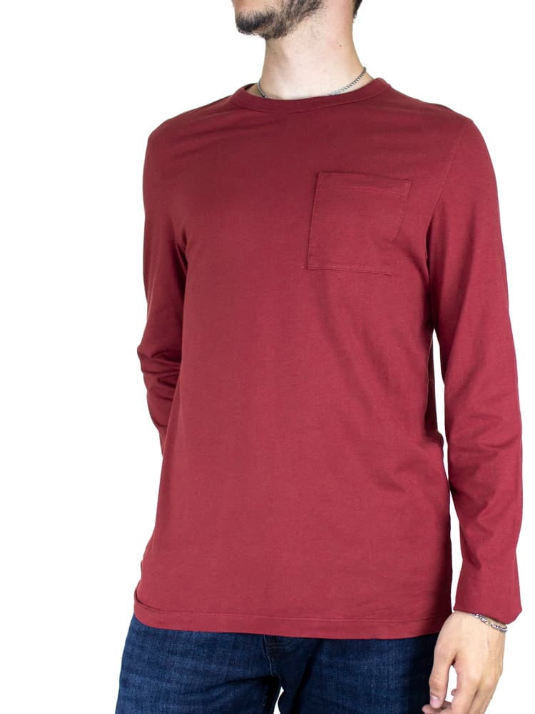 Ανδρικό Μακρυμάνικο T-Shirt Κόκκινο S.Oliver 2119204-3877