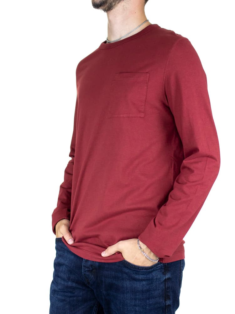 Ανδρικό Μακρυμάνικο T-Shirt Κόκκινο S.Oliver 2119204-3877