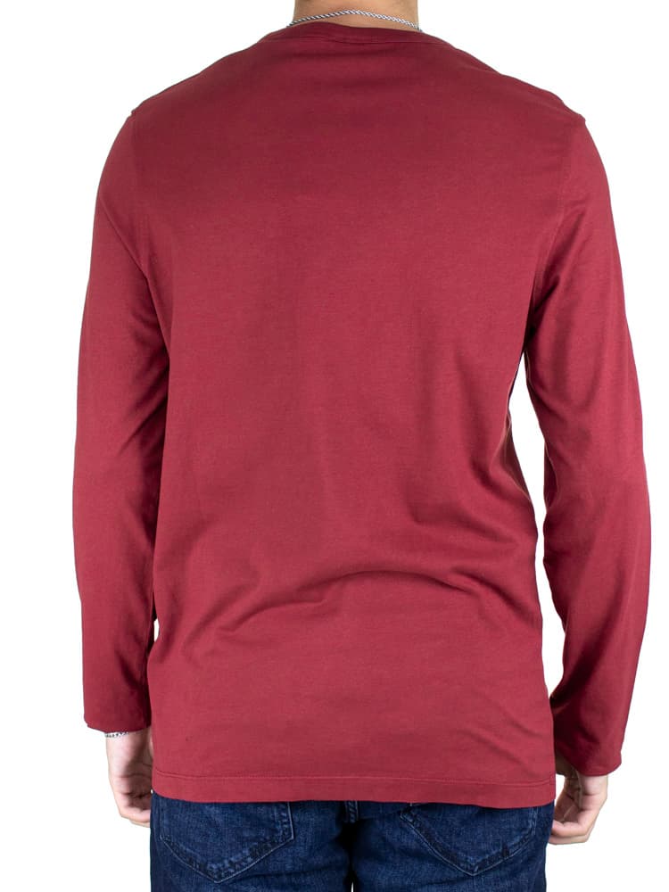 Ανδρικό Μακρυμάνικο T-Shirt Κόκκινο S.Oliver 2119204-3877