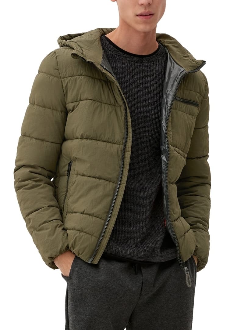 Ανδρικό Μπουφάν Λαδί S.Oliver 2115853-7934