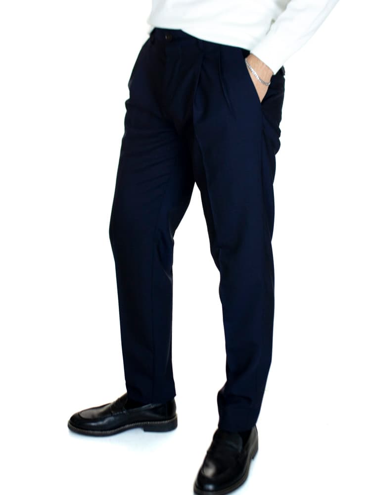 Ανδρικό Hampton Gabardine Παντελόνι Navy Μπλε Tommy Hilfiger MW0MW29256-DW5