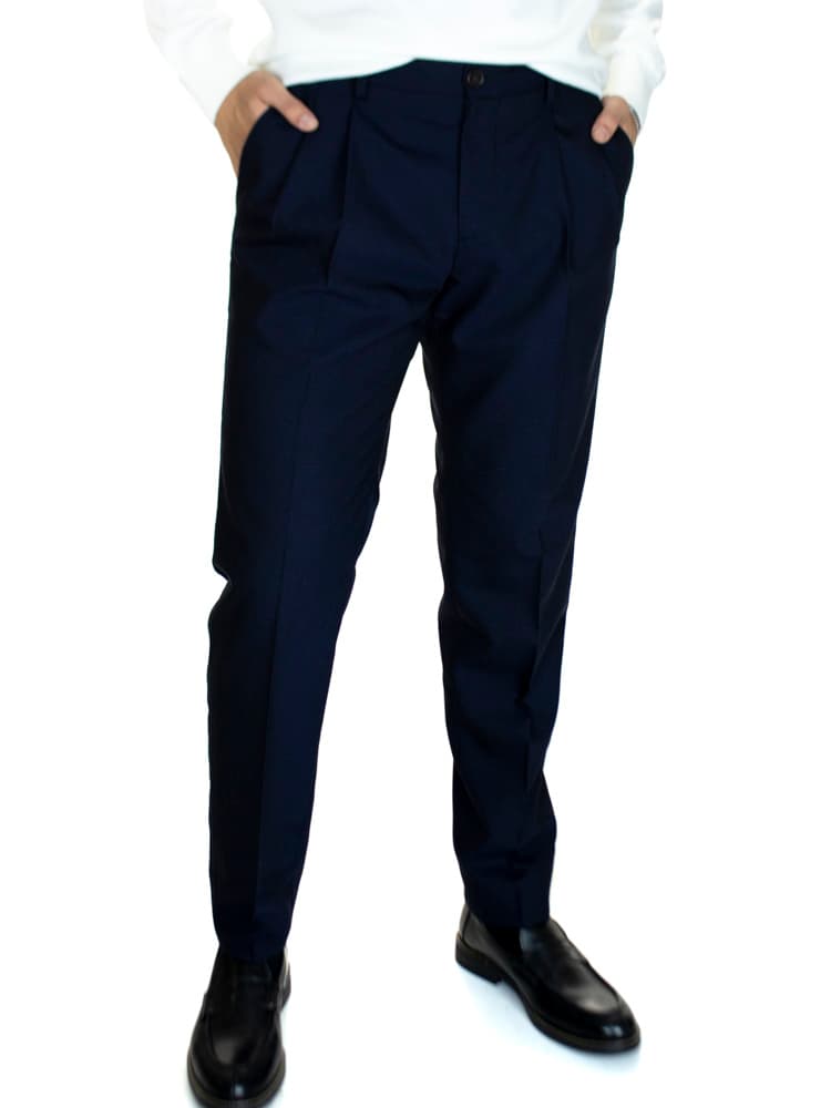 Ανδρικό Hampton Gabardine Παντελόνι Navy Μπλε Tommy Hilfiger MW0MW29256-DW5