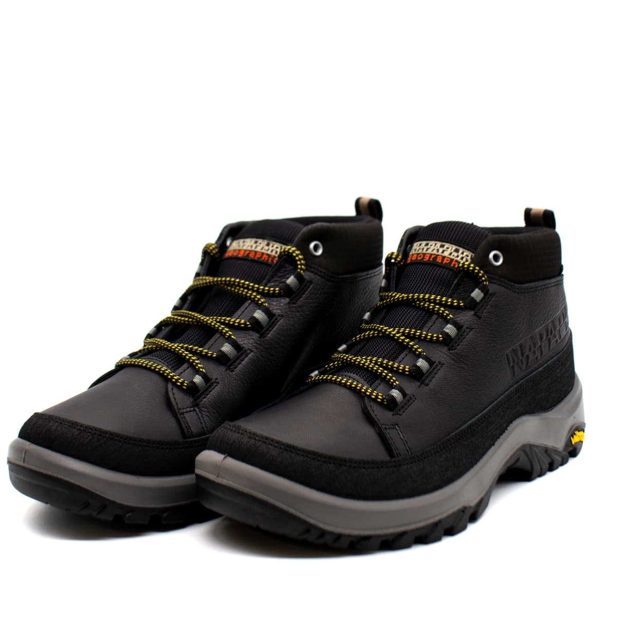 Ανδρικά Δερμάτινα F2PHLOX02 Μποτάκια Μαύρα Napapijri NP0A4H72-0411