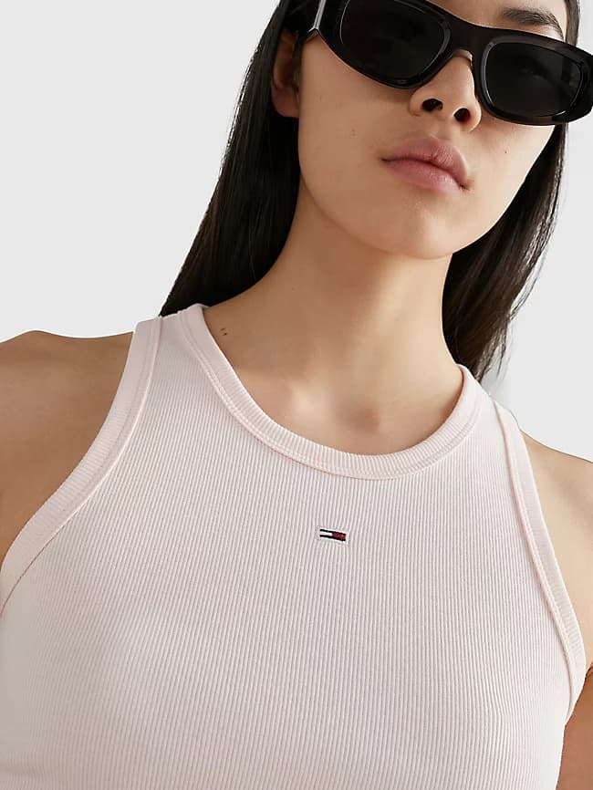 Γυναικείο Essential Bodycon Φόρεμα Ροζ Tommy Jeans DW0DW15344-TJ9