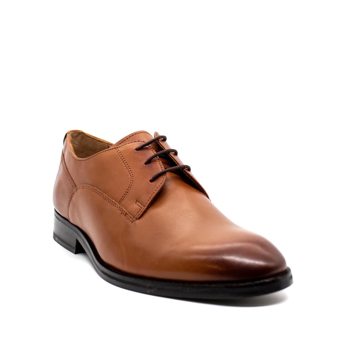 Ανδρικά Δερμάτινα Kampten Δετά Παπούτσια Καφέ Ted Baker 260148-TAN