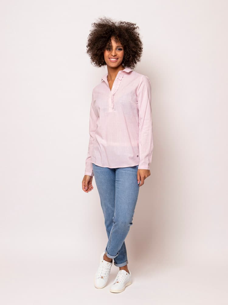 Γυναικείο Regi Πουκάμισο Ροζ Heavy Tools S23388-PALE