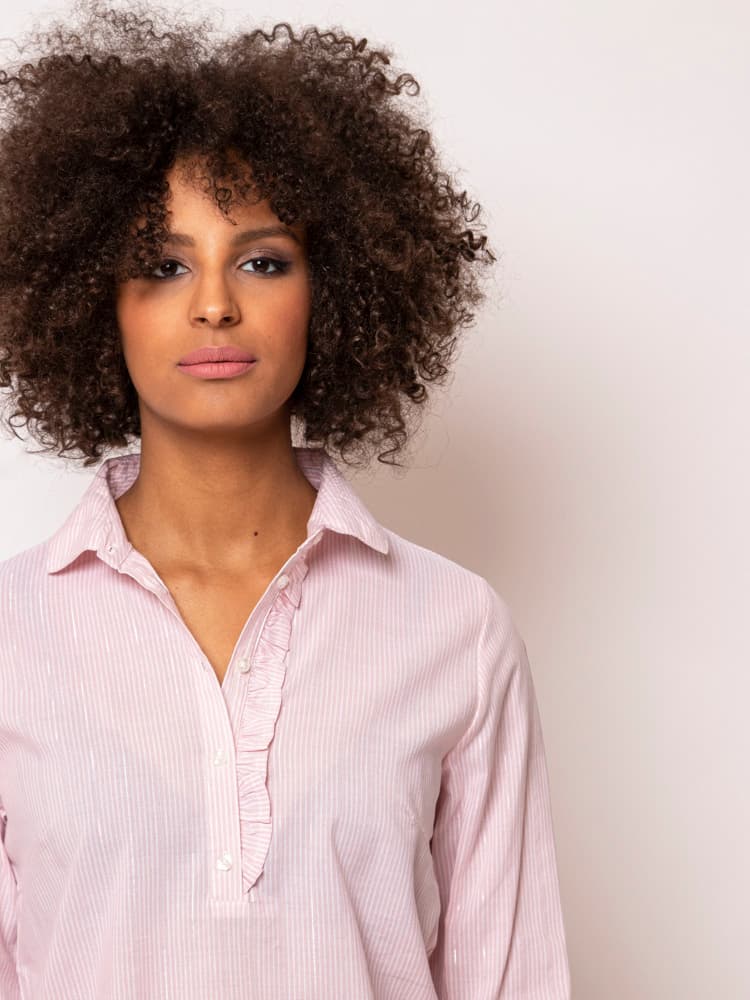 Γυναικείο Regi Πουκάμισο Ροζ Heavy Tools S23388-PALE