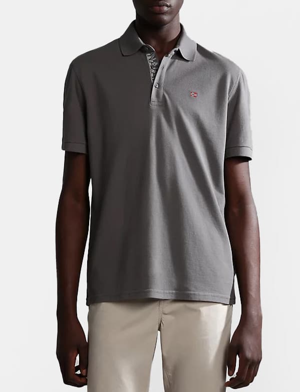 Ανδρικό Eolanos 3 Polo Γκρι Napapijri NP0A4GB3-H311