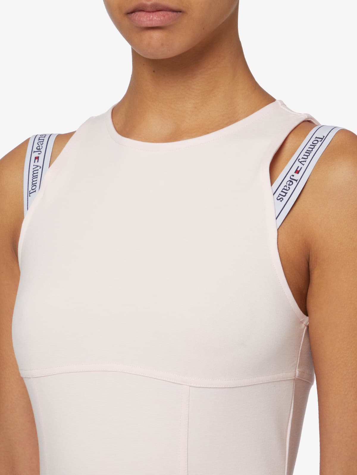 Γυναικείο Bodycon Φόρεμα Ροζ Tommy Jeans DW0DW15350-TJ9