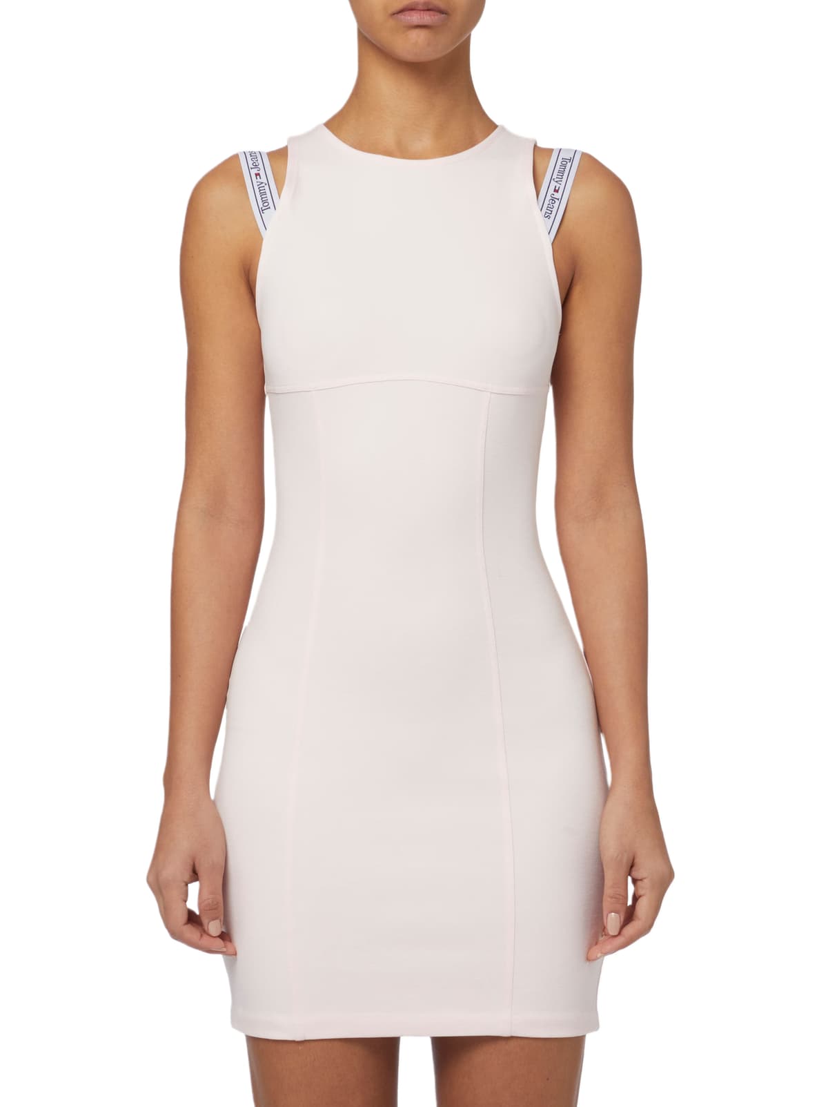 Γυναικείο Bodycon Φόρεμα Ροζ Tommy Jeans DW0DW15350-TJ9